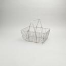 バスケット カゴ ヴィンテージ調 シルバー 通販