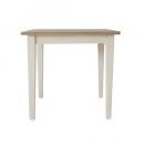 クレソン ダイニングテーブル W75 WH/NA ナチュラル バイカラー ホワイト パイン材