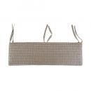 パクチィベンチ用クッション チェックBR 椅子座布団 ナチュラル カフェ風 ファブリック ブラウン