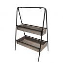 ガーデニングディスプレイ 折りたたみ可能 2段 アンティーク 通販