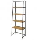 アイアンウッドシェルフ ラック ディスプレイ 棚 4段  通販