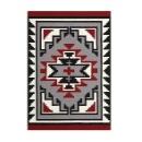 ラグ カーペット アメリカン ビンテージ アクセント ポリエステル Lサイズ レッド