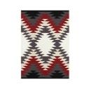 ラグ カーペット アメカジ ビンテージ アクセント ポリエステル Mサイズ ブラック