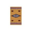 ラグ カーペット インテリア ビンテージ ポリエステル Sサイズ オレンジ