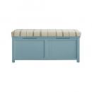 ベンチィ スツール L BL/ストライプBL ブルー 長椅子 北欧 かわいい 子供部屋