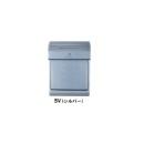 メールボックス ポスト郵便受け 手紙 アメリカン シルバー 高さ38