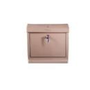 メールボックス ポスト郵便受け レトロ アメリカン ベージュ カギ 高さ40