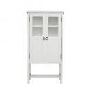 アニス キャビネット WH ホワイト 棚 収納 扉 北欧 木製 おしゃれ ガラス かわいい