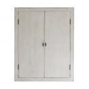 ミエルダイニングボード 75 板開き 上 WH アンティーク調 ホワイト 棚 収納 おしゃれ