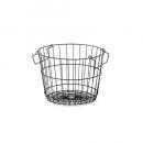 ランドリーバスケット ブラック 小 アイアン かご 収納 洗濯 通販