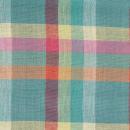 MULTI CLOTH L コットン インド綿 グリーン チェック ナチュラル クロス 幅150