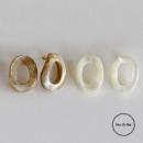 ピアス SHELL ポリッシュ WH 通販