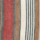 MULTI CLOTH BE コットン インド綿 ブラウン ストライプ ナチュラル クロス 幅150