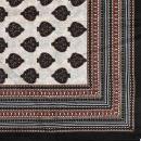 PRINTED MULTI CLOTH #12 コットン インド綿 ブラック クロス 幅150