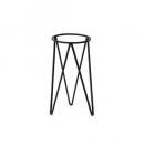 アイアンポッドスタンド 小 ブラック ガーデニング 庭 フレーム 通販