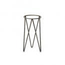 アイアンポッドスタンド 小 シルバー ガーデニング 庭 フレーム 通販