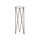 アイアンポッドスタンド 大 シルバー ガーデニング 庭 フレーム 通販