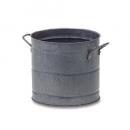 アイアンポットカバー 大 水汲み バケツ ガーデニング 庭 通販