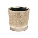 COLOR GLAZED POT CLAY グレー プランター テラコッタ 直径16