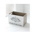 ウッデン・ホワイトボックス S 2個セット カントリー調 箱 おしゃれ ディスプレイ 白 ナチュラル