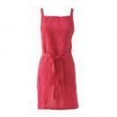 エプロン レッド リネン シンプル ナチュラル 料理 キッチン 通販