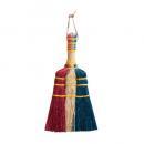 ほうき ショート 3色 箒 ブルーム 掃除 玄関 庭 屋内 屋外 ナチュラル 通販