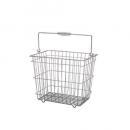 ランドリーワイヤーバスケット 小 シルバー 洗濯かご 収納 キッチン 通販