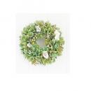 ホワイトローズガーデンリース S 2個セット ウォールデコ ナチュラル おしゃれ ディスプレイ