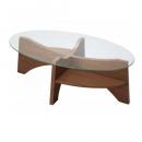 オーバルテーブル モダン ガラス 木製 おしゃれ 通販