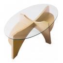 オーバルテーブル モダン ガラス 木製 おしゃれ 通販