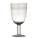 SMOKE GLASS WINE M グレー グラス スモーク オシャレ 高さ18.5