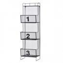 メッシュシェルフ3D ヴィンテージ調 スチール 通販