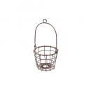 ワイヤーポットカバー 小 ハンギング ガーデニング 吊り 庭 植木 通販