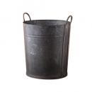 アイアンウォッシュタブ 大 バケツ  ガーデニング 庭 工具入れ 60.3L 通販