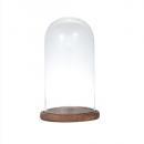 GLASS DOME S ガラスドーム ディスプレイ トレイ 木製 おしゃれ 高さ37.5