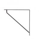 アイアンブラケット ブラック Lサイズ 支え棒 DIY 本棚 シンプル 通販