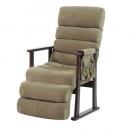 オットマン付リクライナー ファブリック おしゃれ 通販