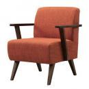 モティ  一人掛ソファ 木製 おしゃれ ファブリック 通販