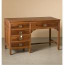 デスク アンティーク家具 おしゃれ テーブル 木製 ナチュラル 書斎 机 ワークデスク チェスト