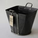 フラワーポット S おしゃれ プランター ブリキ 通販