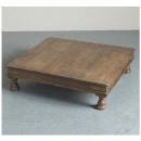 ローテーブル アンティーク家具 おしゃれ 木製 北欧テイスト 机 シンプル スクエア ナチュラル