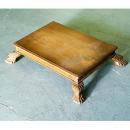 ローテーブル アンティーク家具 おしゃれ 木製 ヨーロピアン調 机 つや ナチュラル エレガント