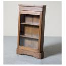 ミニキャビネット アンティーク家具 おしゃれ 木製 壁掛け ナチュラル ガラス ラック 北欧テイスト