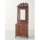 キャビネット アンティーク家具 おしゃれ 木製 チェスト 彫り ヨーロピアン調 パーテーション