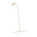 フロアライト 電球無し スチール アイボリー アンティーク レトロ