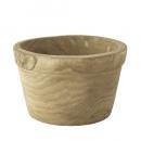 CARVING WIDE POT 天然木 アンティーク調 ナチュラル 雑貨  ディスプレイ 植物