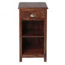 ウッドシェルフ 引出し付 収納家具 インテリア ラック 高さ78 棚2段 通販