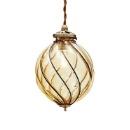 ペンダントライト LED電球付き アンティーク 幻想的な輝き おしゃれ アンバー