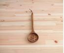 穴あきスプーン 木製 ウッド 手料理 おもてなし ホームパーティー 茶 ブラウン キッチンツール