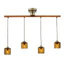 ペンダントライト 上品な輝き アンティーク アンバー 電球付き